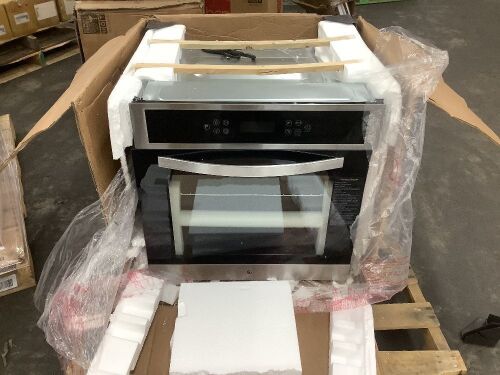 amzchef 24 in. 2.5 cu. ft. Single Electric Convection Thermal Wall Oven with 11 Functions in Stainless Steel - Lot 68JF
