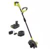 RYOBI ONE+ 18V 9 in. Cordless Battery Edger with 2.0 Ah Battery and Charger - Thumbnail 1