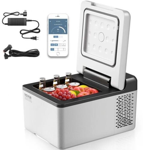 VEVOR 12 Volt 10 Qt Portable Mini Freezer (-4℉~68℉) with APP Control - Lot 88JF