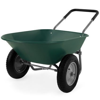 Dual-Wheel Wheelbarrow Garden Cart - Lot 127