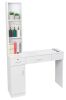 OmySalon Barber Station Wall Mount 2 Drawers 1 Storage Cabinet 3 Open Shelves - Thumbnail 1