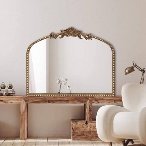 Baroque Arch Mirror, 36" x 30" - Lot 155