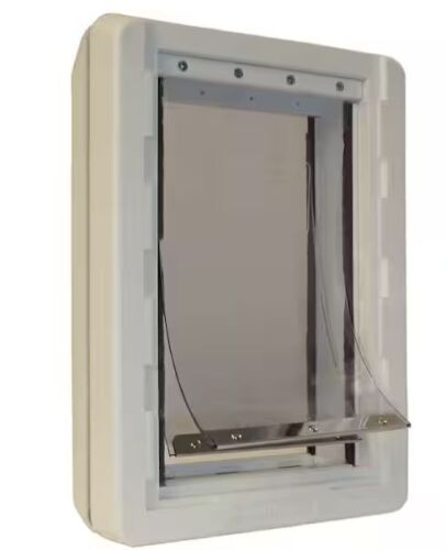 Ideal Pet Products 9.75 in. x 17 in. Large Ruff Weather Frame with Dual Flaps Dog and Pet Door - Lot 179JF