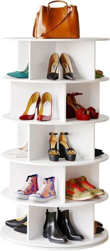 SpaceAid 5-Tier Rotating Shoe Organizer - Lot 197