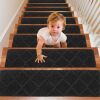 9" x 36" Stair Treads for Wooden Steps, 15 pc - Thumbnail 1