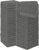 Simpli-Magic Towels, 12”x12” Washcloths, Gray 24 Count - Thumbnail 1