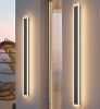 Coinmit 2 Pack 39.4In Long Outdoor LED Wall Light 3000K - Thumbnail 1