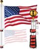 20ft Telescopic Flag Pole Kit - Thumbnail 1