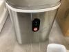 9.5 in. 34 lb. 24 Hrs Nugget Ice Portable Countertop Ice Maker in Silver, Auto-Cleaning - Thumbnail 3