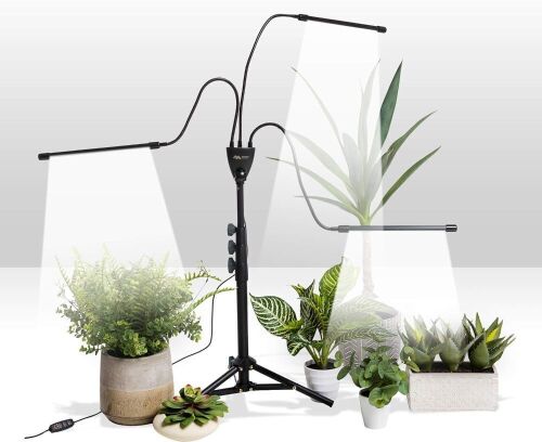 Case of (10) Mindful Design Adjustable Floor/Table LED Grow Light with 3 Light Modes - Lot 362