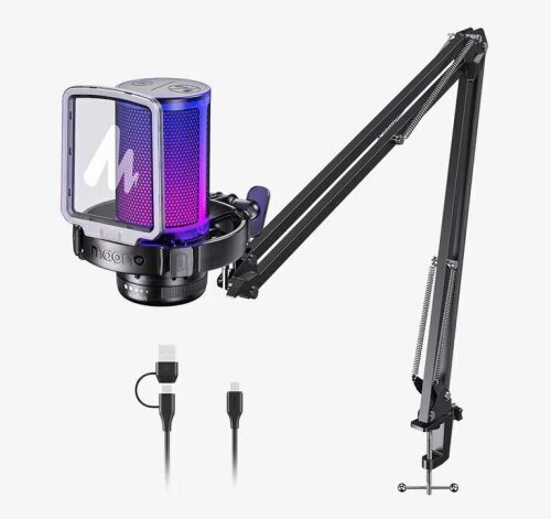 Maono Condenser USB Gaming RGB Microphone - Lot 386