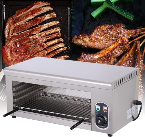 Electric Cheese Melter Salamander Broiler 1500W - Lot 419