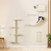 5pc Wall-Mounted Cat Furniture - Thumbnail 1