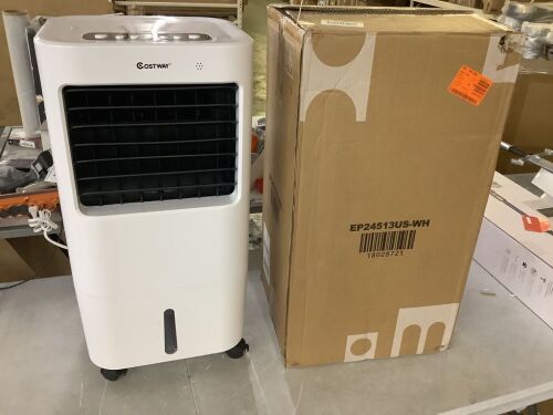8,000 BTU Portable Air Conditioner Cools 300 Sq. Ft. with Humidifier - Lot 450JF