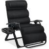 Oversized Zero Gravity Chair, Folding Outdoor Recliner w/ Removable Cushion - Thumbnail 1