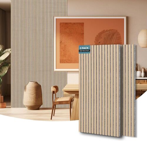 AKUMAX 2 Pack Large Acoustic Panels, 96" x 18" - Lot 480