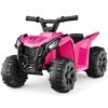 6V Kids Ride-On 4-Wheeler Quad ATV Car w/ 1.8mph Max Speed, Treaded Tires - Thumbnail 1