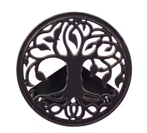 LIBERTY GARDEN 125 ft. Black Aluminum Durable Wall Mounted Garden Hose Reel - Lot 525JF