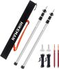HIKEMAN Aluminium Adjustable Telescoping Tent Poles, 2 pc - Thumbnail 1