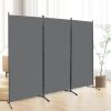 CHOSENM Room Divider 102" x 71" Grey - Thumbnail 1