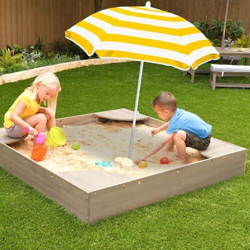 47" Portable Outdoor Water Table/Sandbox Umbrella - Lot 581