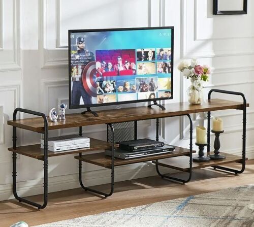 VECELO TV Stand for TVs up to 75 inch - Lot 587JF