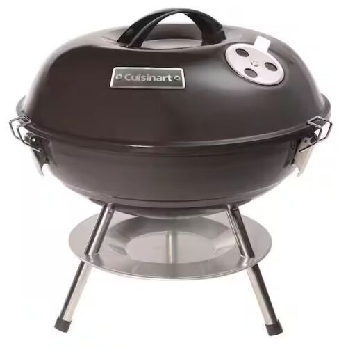 CUISINART 14 in. Portable Charcoal Grill in Black - Lot 598JF