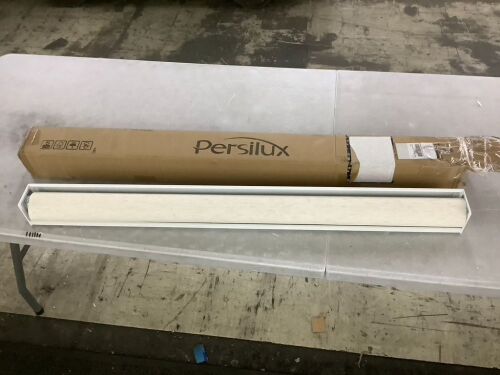 Persilux Blackout Roller Shades, Cream, 40" x 72" - Lot 600