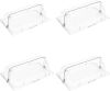 4 Pack Clear Plastic Chafing Dish Covers, 21" x 13" x 7" Roll Top - Thumbnail 1