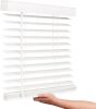 LOTUS & WINDOWARE Cordless Faux Wood Blinds, 35" Wide x 60" Long - Thumbnail 1