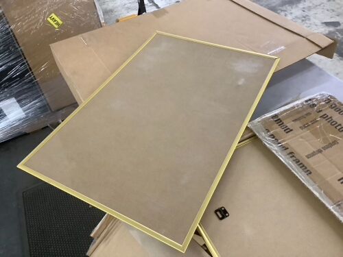 20x30 Picture Frame Gold 3 Pack - Lot 651