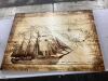 Large Old World Sailing Map Canvas Print, 40" x 30" - Thumbnail 2