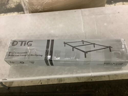 7" Full Size Metal Bed Frame - Unknown if Hardware is Complete - Lot 727