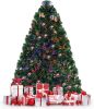 GOFLAME 4FT Pre-Lit Fiber Optic Artificial Christmas Tree - Thumbnail 1
