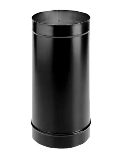 Lot of (2) DuraVent DuraBlack Series 6in. Diameter X 24in. Single Wall Black Stove Pipe - Lot 747JF