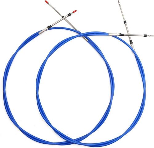 2Pcs Marine 33C Throttle Shift Remote Control Box Cable Replacement for Yamaha Outboard Engine - Lot 763