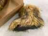 Fluffy Faux Fur Boots, Size 9 - Thumbnail 4