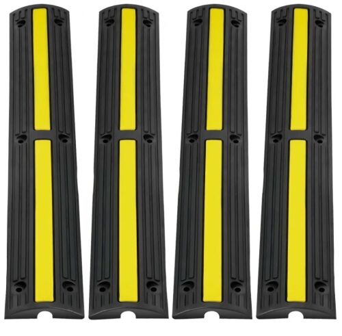 VEVOR 3.28 ft Cable Protector Ramp, 4 Pack - Lot 779
