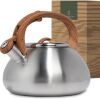 WALDWERK 2.4 Quart Stainless Steel Whistling Tea Kettle - Thumbnail 1