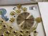 Metal Peacock Wall Clock 31.5 inch - Thumbnail 3