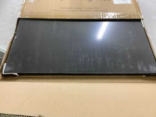 Black Drop Ceiling Tiles, 24" x 24", 6 pc - Lot 788