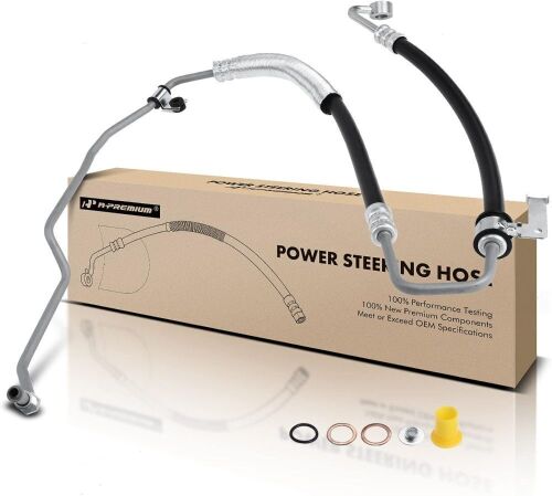 A-Premium Power Steering Pressure Line Hose Assembly Compatible with Kia Sorento 2011-2013 Hyundai Santa Fe 2010-2012 V6 3.5L - Lot 796