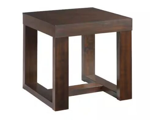 Picket House Furnishings Drew 24 in. W Square End Table in Cherry Veneer - Lot 97JF