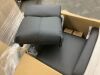 LACOO Black Leather Standard (No Motion) Recliner - Thumbnail 2