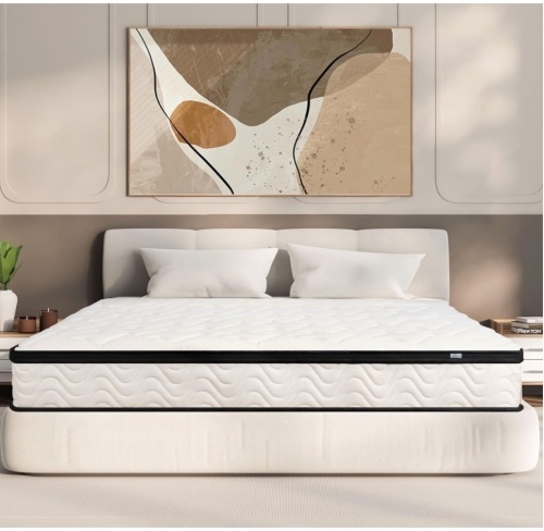 Molbius King Size 12 Inch Hybrid Mattresses - Medium Firm - Lot 14JF