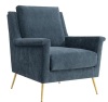 Picket House Furnishings Lincoln Slate Fabric Arm Chair - Thumbnail 1