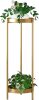 30" Plant Stand, 2 Tier Metal Flower Plants Holder with 2 Removable Display for Indoor or Outdoor,Pot Plant Planter Display - Thumbnail 1