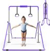 Expandable Bar for Junior Gymnasts - Adjustable and Folding Design，Expandable Horizontal Bars Durable and Sturdy Bars - Thumbnail 1