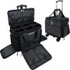 Rolling Makeup Bag with 4 Removable Bags,Professional Makeup Bag with Brushes Storage Section.Cosmetic Bag with Detachable Dividers - Thumbnail 1