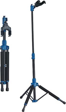Folding Guitar Stand with Auto-Lock System and Soild Tripod for Single Bass, Acoustic, Electric, Classical Guitar - Lot 3288